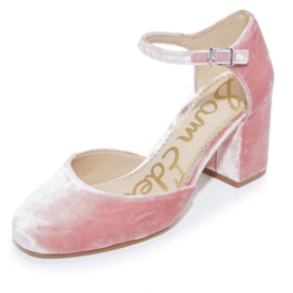 Sam Edelman Rose Clover Velvet Pump